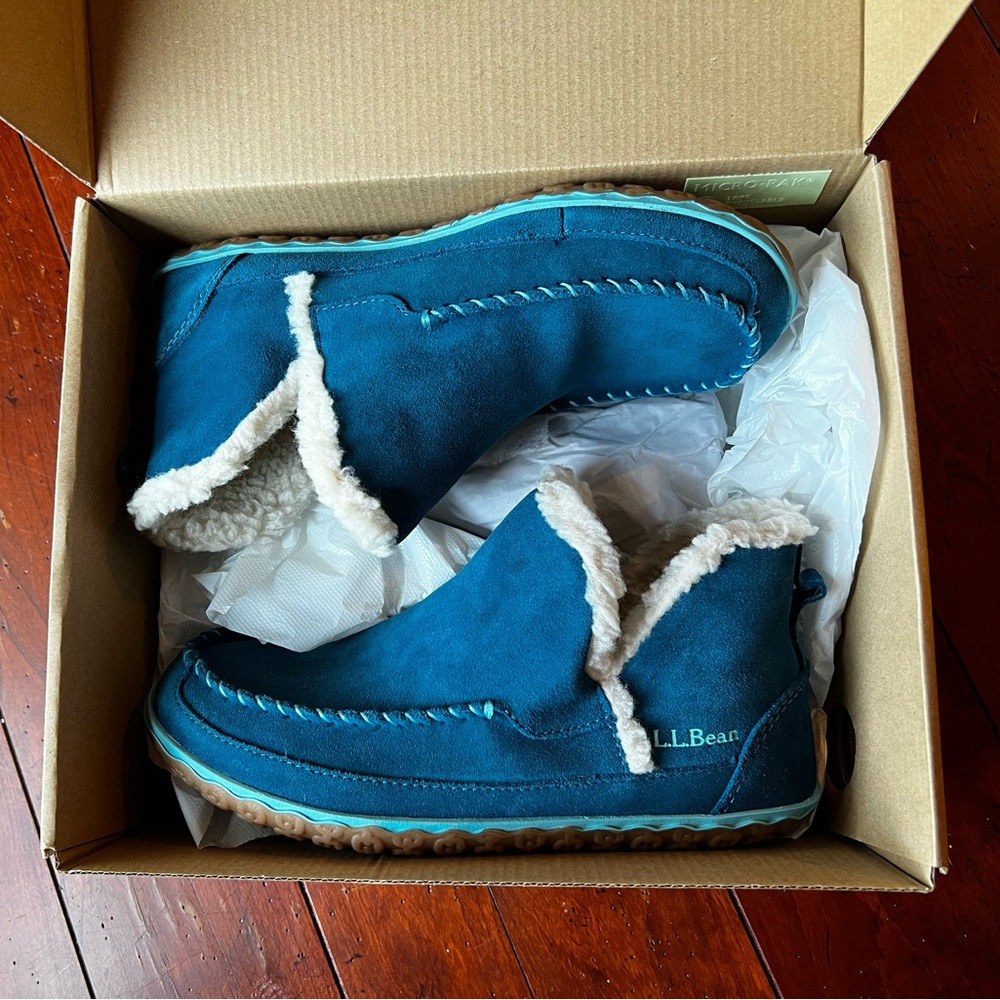 L.L. Bean boot Mocassin Slippers NIB
